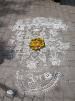 chalk mandalas