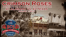 Crimson Roses: A Tribute to the 2010 BCS National Championship Game