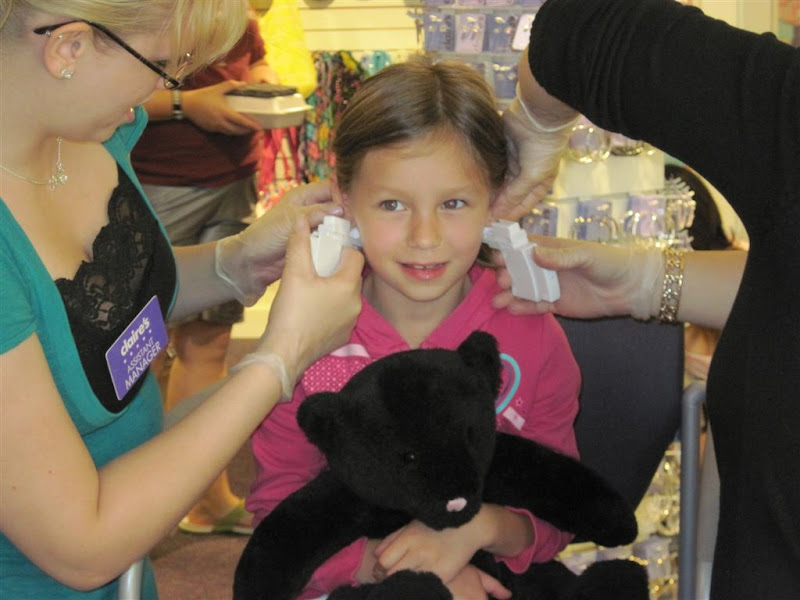 Ani got her ears pierced. This picturepre-pierce. title=