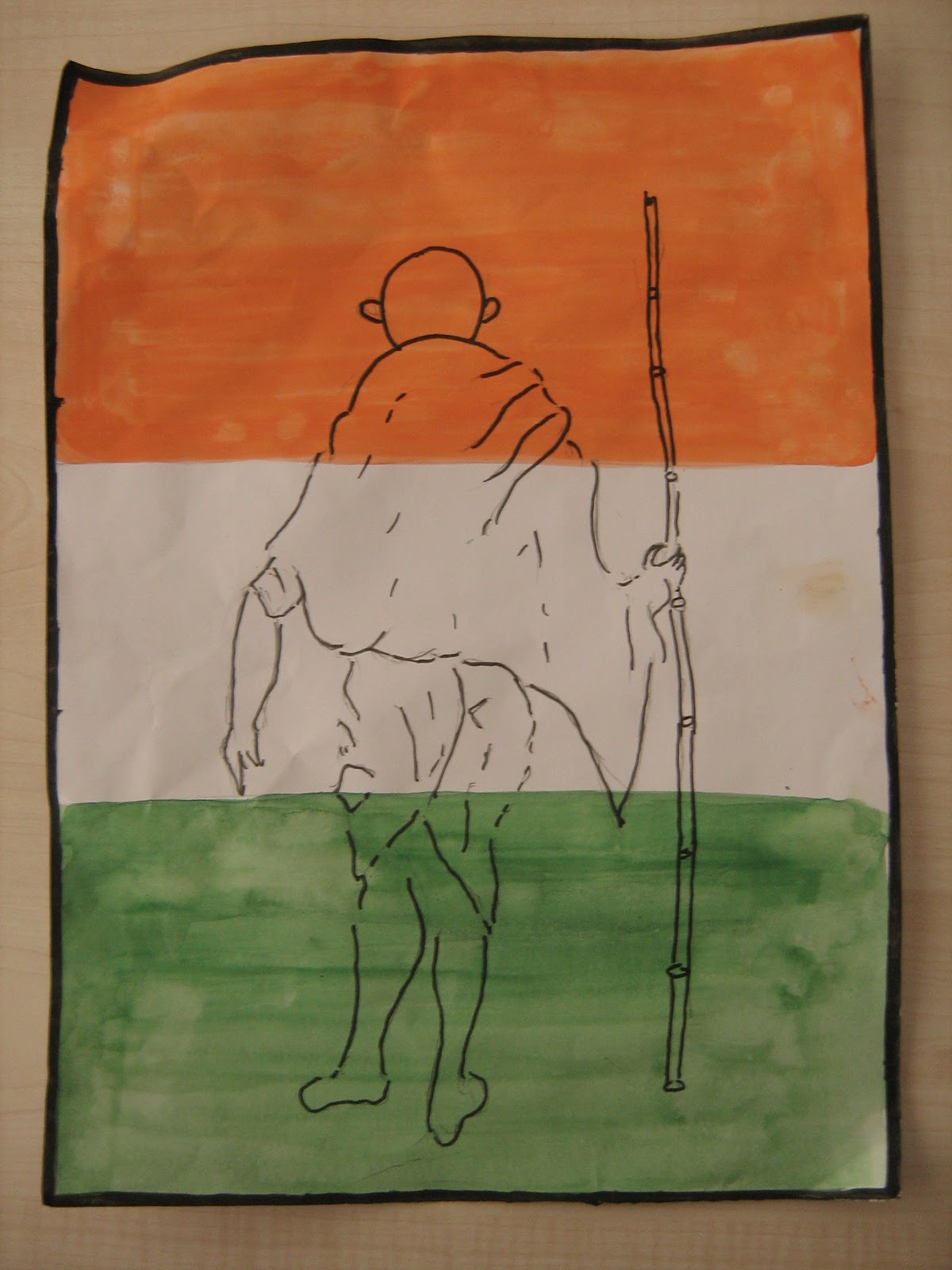 frankfinn surat oct 4 mahatma gandhi sketch competition entries