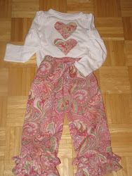 Ruffle Pants outfit $45