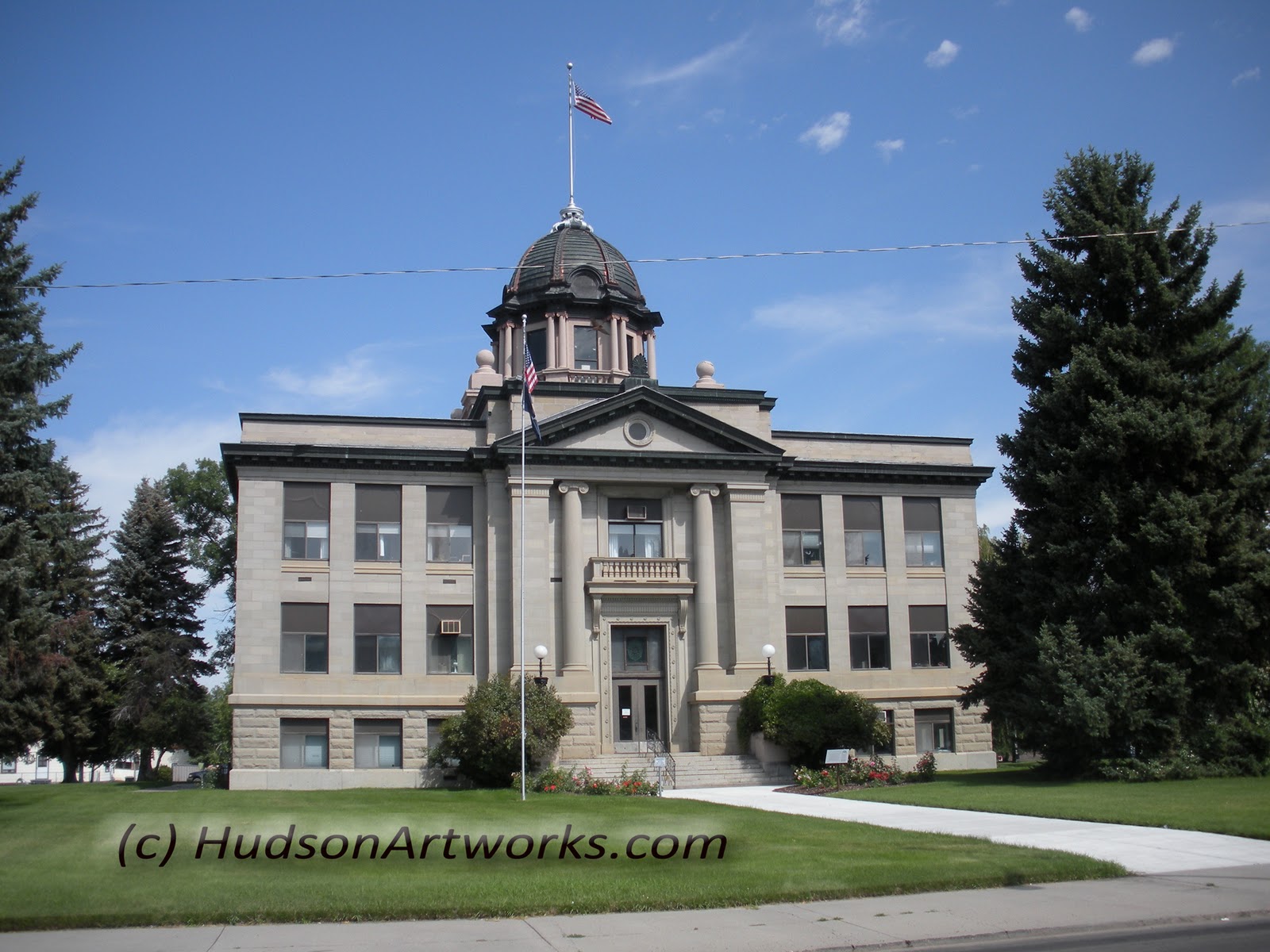Hudson Artworks Rosebud County, Montana Courthouse