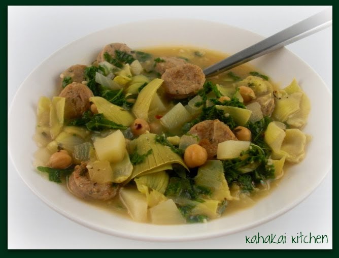 Kahakai Kitchen Hearty Chicken Sausage, Garbanzo Bean, Artichoke