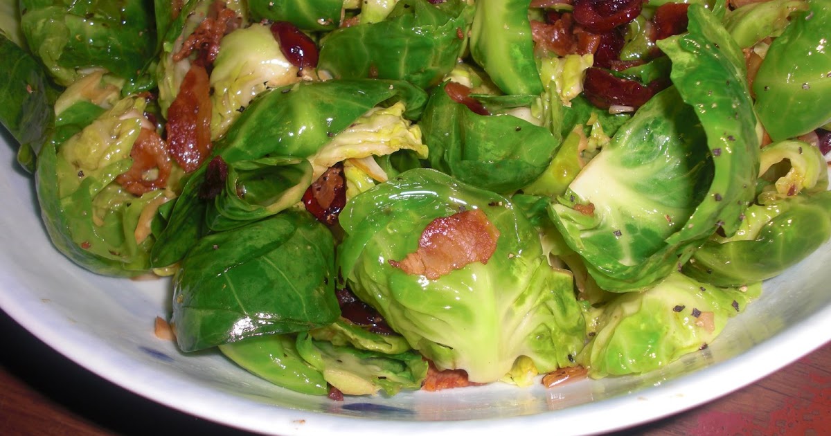 Kahakai Kitchen Brussels Sprouts Salad with Pancetta and Cranberries for (The Newly Launched