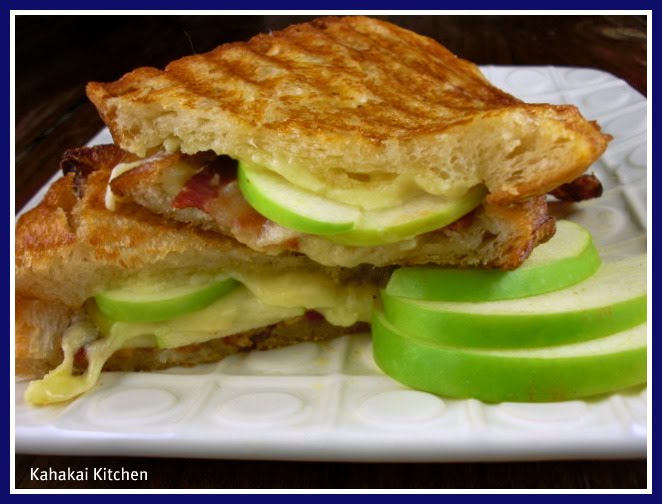 Kahakai Kitchen Gruyère Apple Grilled Cheese with Bacon A Crunchy