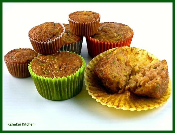 Kahakai Kitchen ZucchiniPineapple Muffins Made By Mom with Love