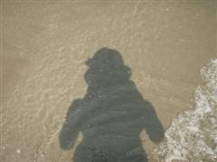 My shawdow in Mexico