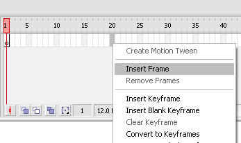 Mengatur Frame Dan Keyframe Pada Flash