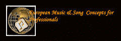 European Music and Song Concept for Professionals