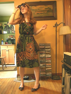 h&m tiger dress