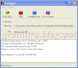 McAfee AVERT Stinger 10.2.0.408
