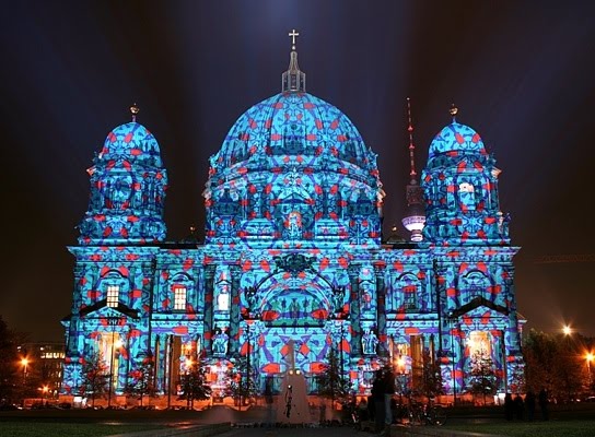 Festival das Luzes na Catedral de Berlim Festival das Luzes na Catedral de Berlim
