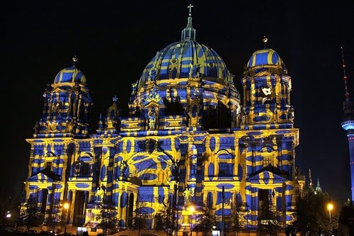 Festival das Luzes na Catedral de Berlim Festival das Luzes na Catedral de Berlim