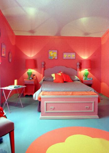 A réplica da casa dos Simpsons A réplica da casa dos Simpsons