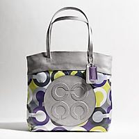 ITEM 1 - COACH JULIA SCARF PRINT TOTE 14970 - NEW FOR SPRING 2010!