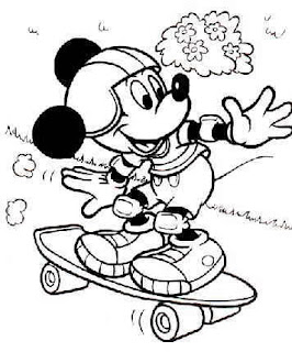 Actividades Para Ninos Dibujo Para Colorear De Mickey Mouse En