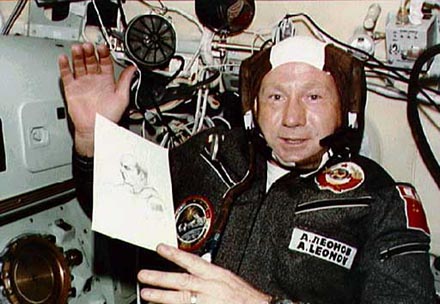 soviet cosmonaut aleksei leonov