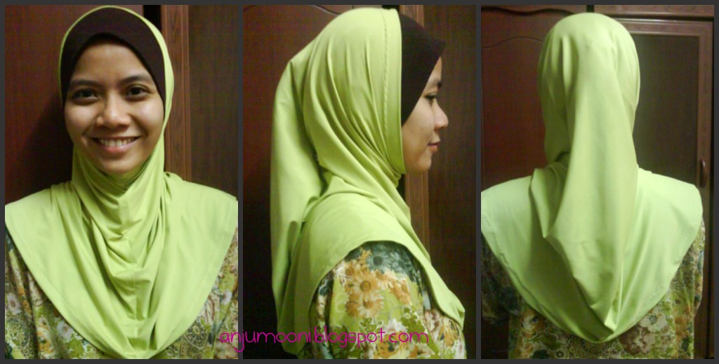 Tudung awning yang match dengan baju