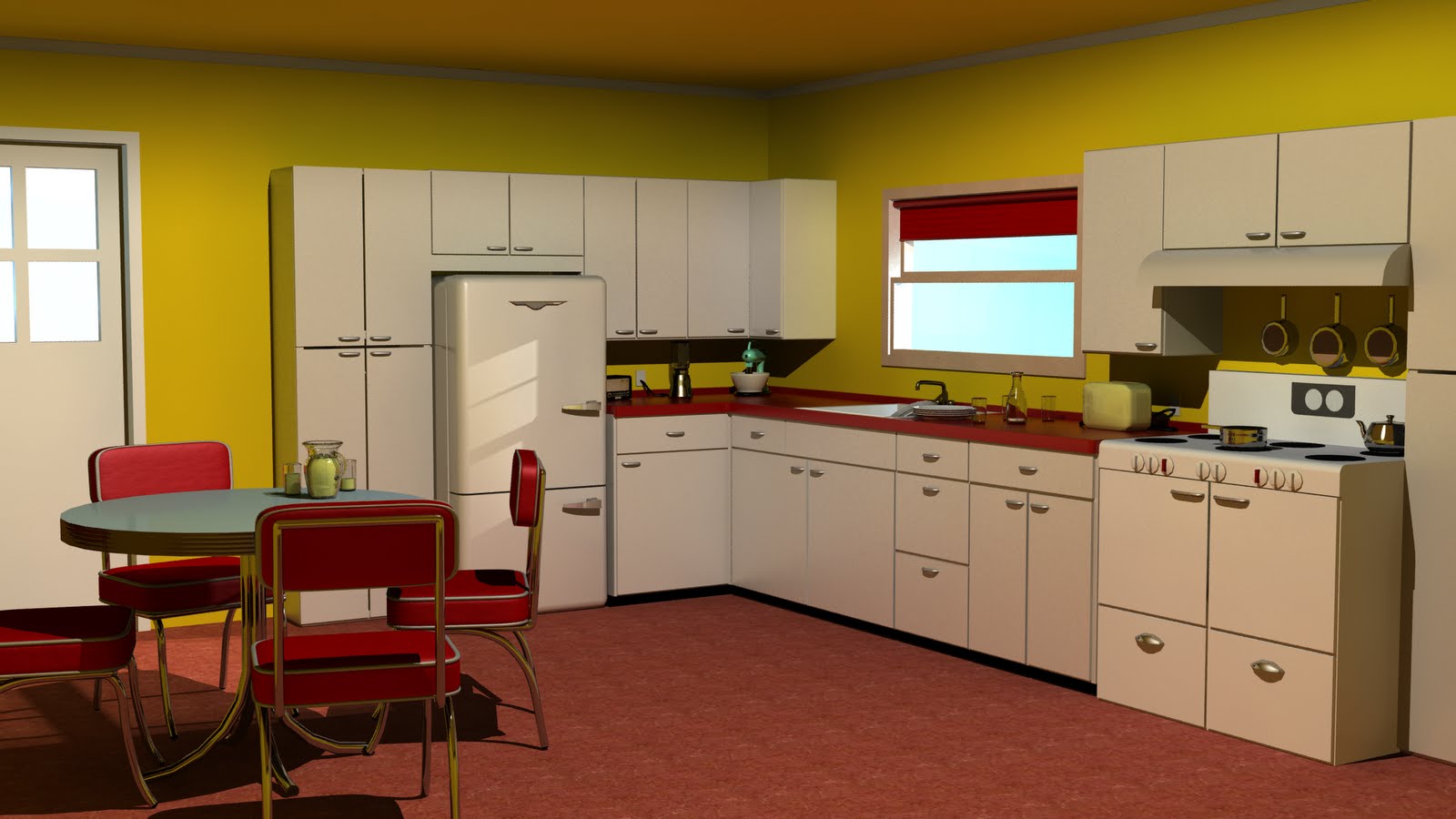 Jason's Portfolio: 1950s Kitchen