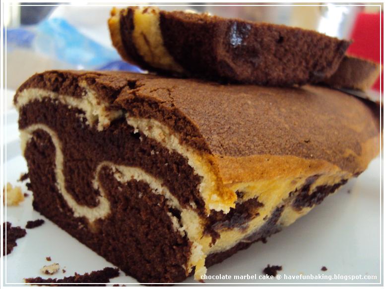 marbled chocolate cake