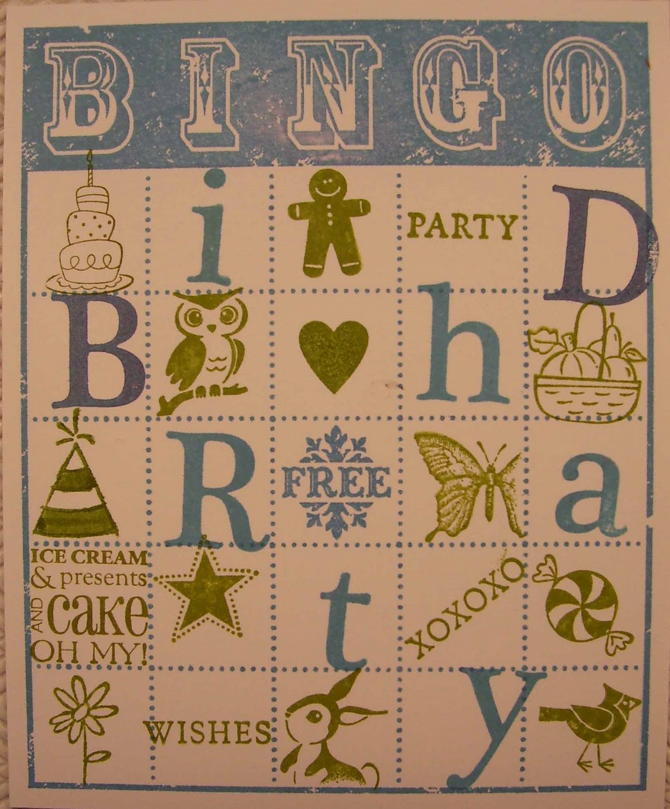 The Stamp Seller BINGO!