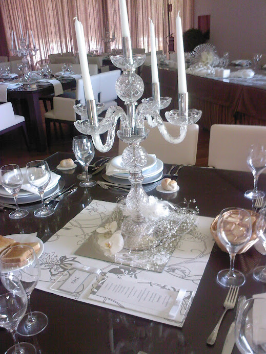 Candelabro de cristal