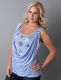 Seven7 drape neck tee Seven7 drape neck tee