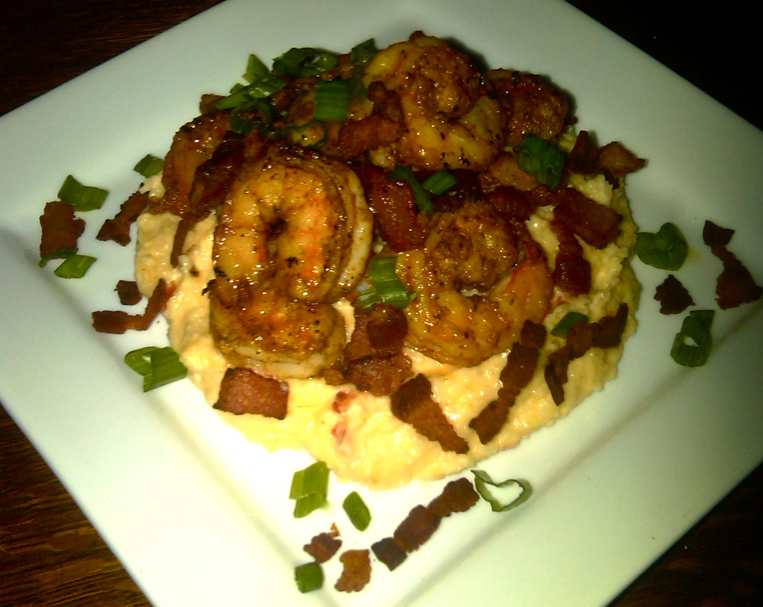 Haute + Heirloom Shrimp & Pimento Cheese Grits