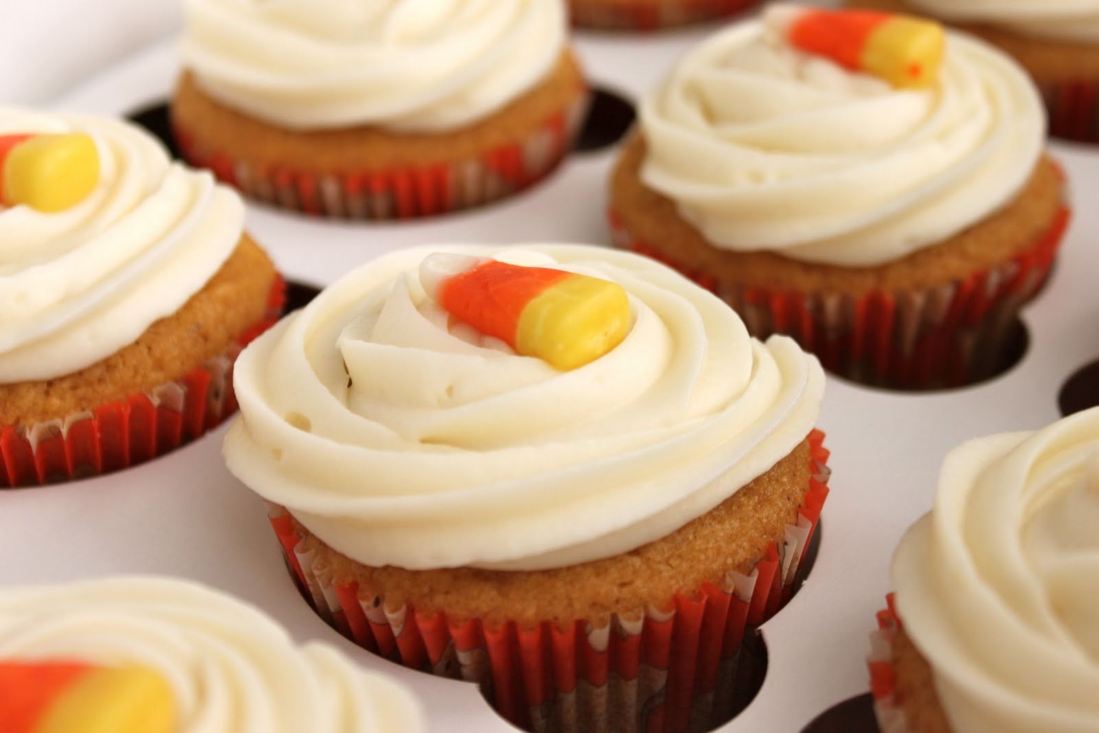 Baked Perfection Pumpkin Cupcakes with Cream Cheese Frosting
