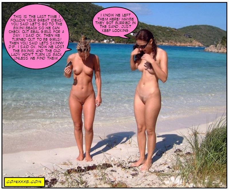Wife Topless Beach Daughter Caption Image FapSexiezPix Web Porn
