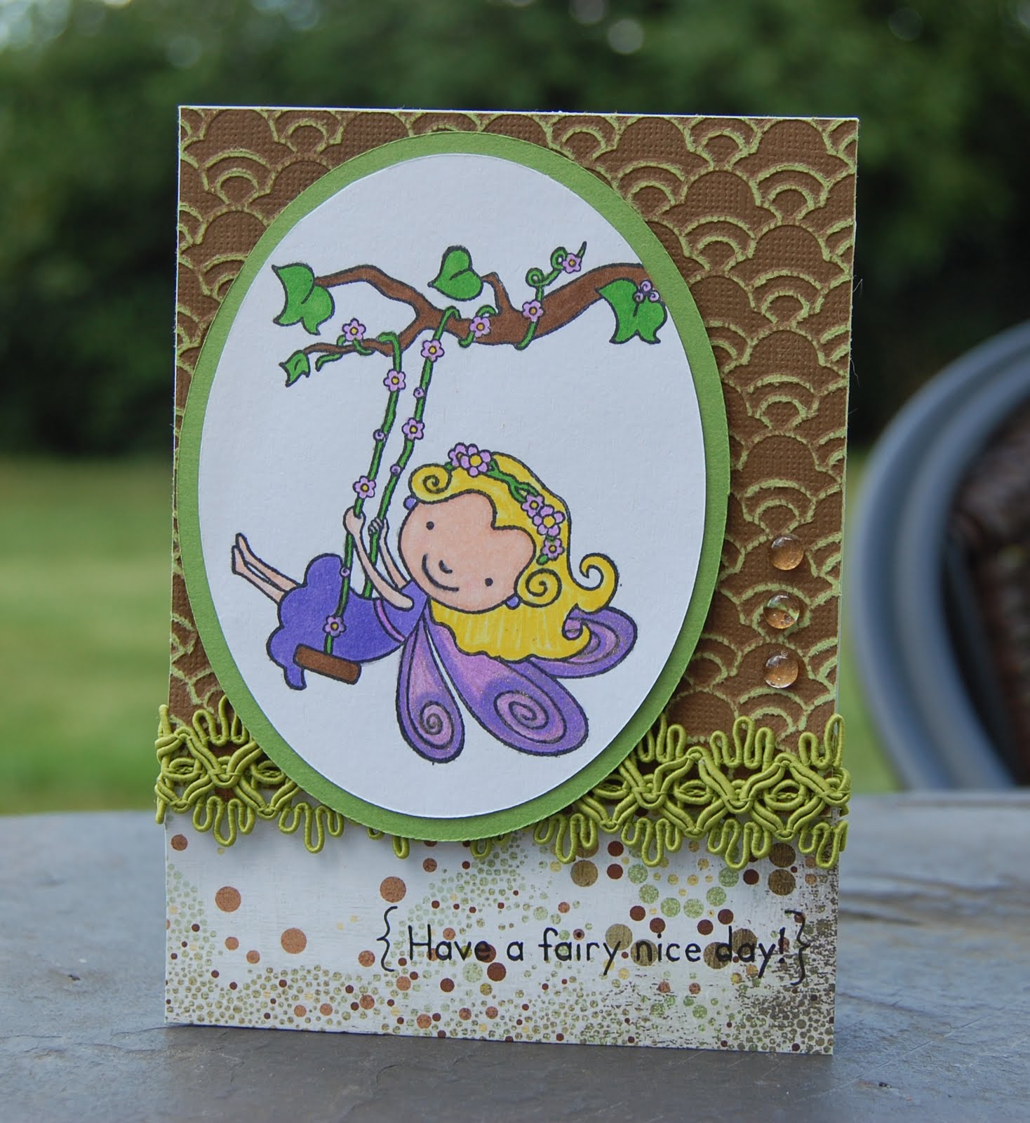 Mandie's Scrappin' Cutter's Creek Fairy Card