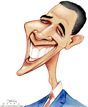 Caricature Drawing Obama