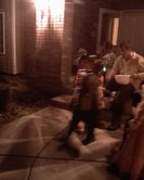 the kids at the kranings old house, they got big candy there.