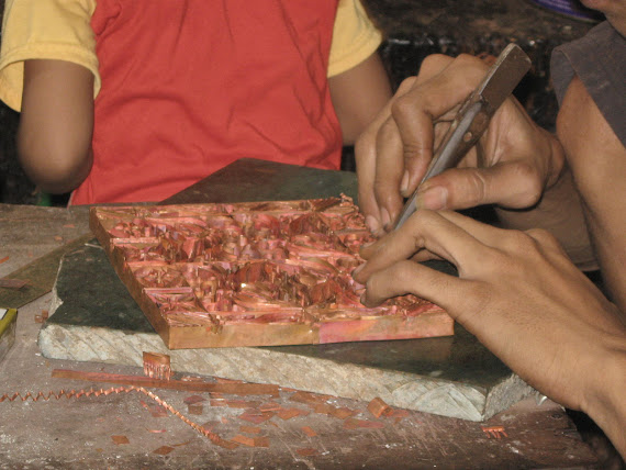 proses pembuatan canting cap batik