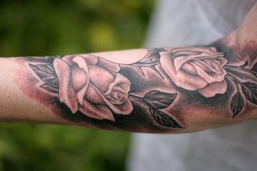 Small Rose Arm Tattoo - wide 6