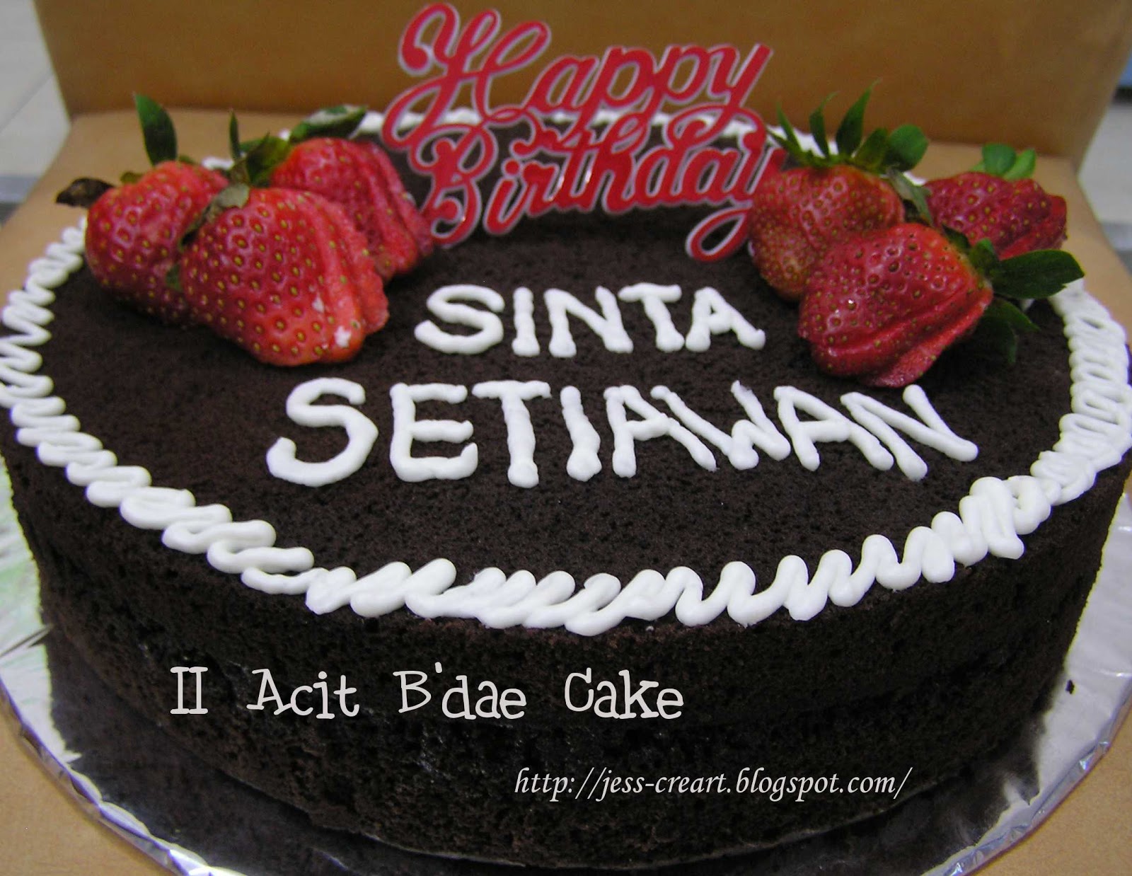 Cara Membuat Kue Brownies Ulang Tahun