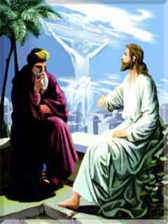 Jesús evangeliza a Nicodemo
