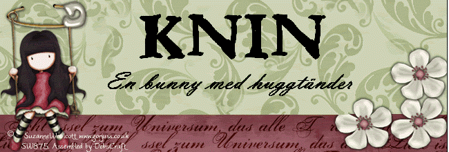 knin - en bunny med huggtänder