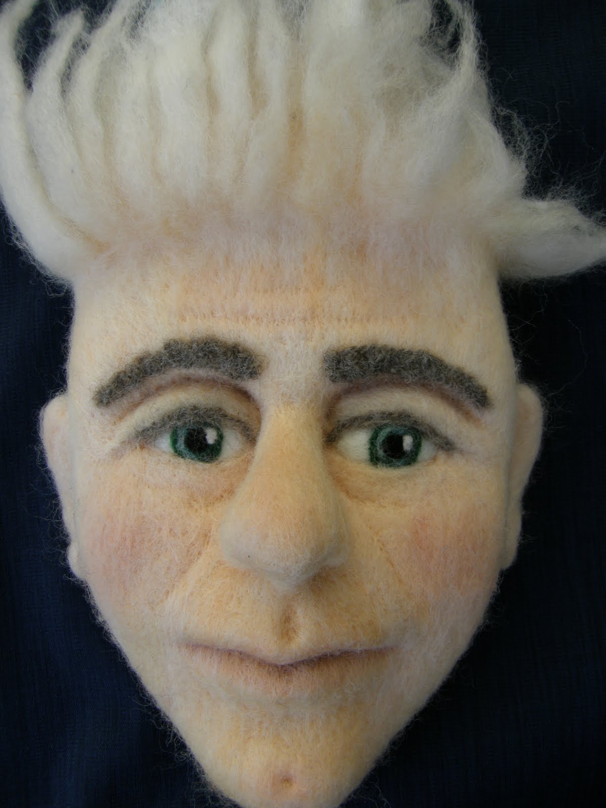Jill Gunn Felt and Fibre Artist Needle Felting Faces