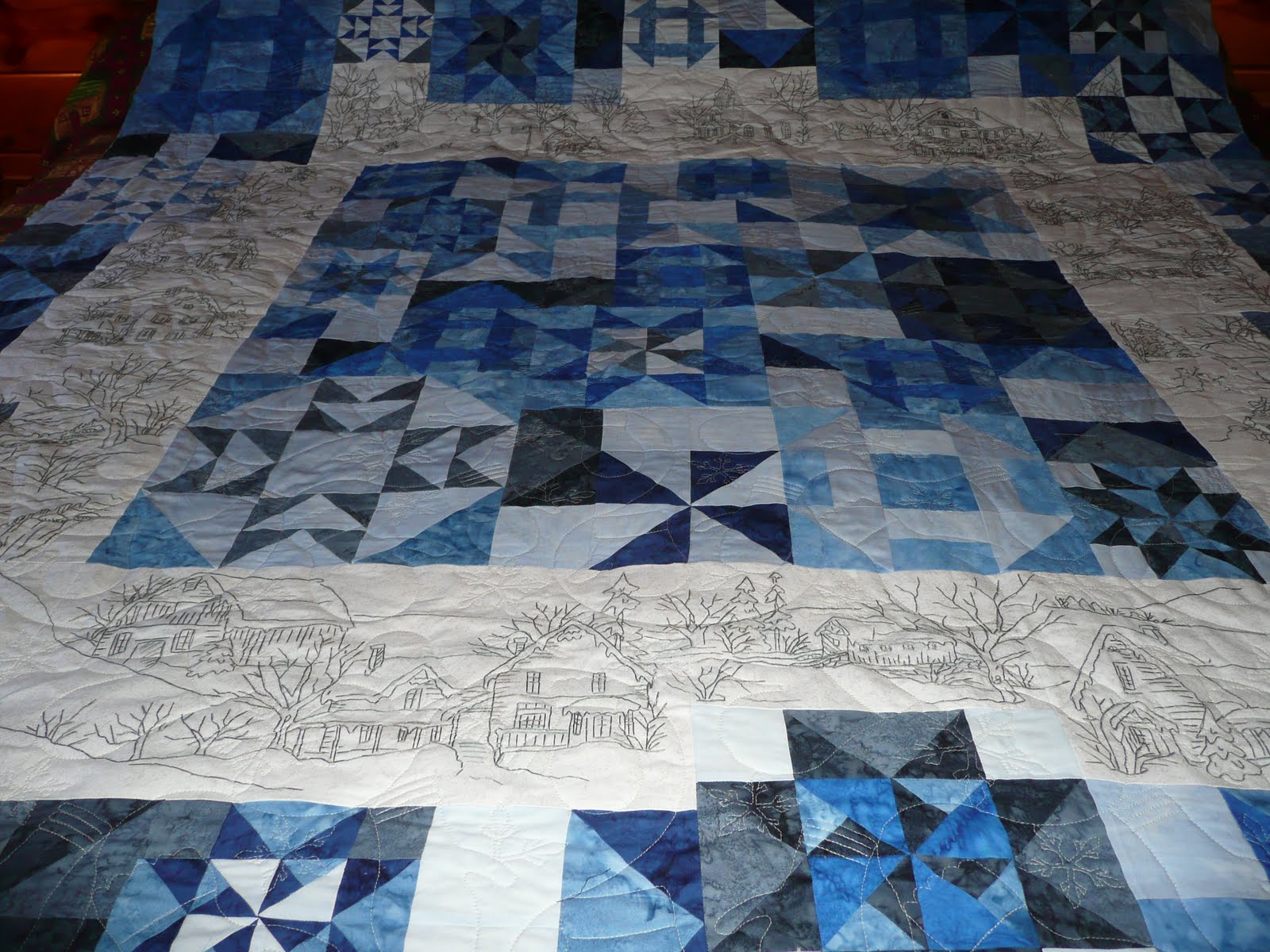 Acorn Ridge Quilting Alyce & Andrea's Snow Days Quilt!