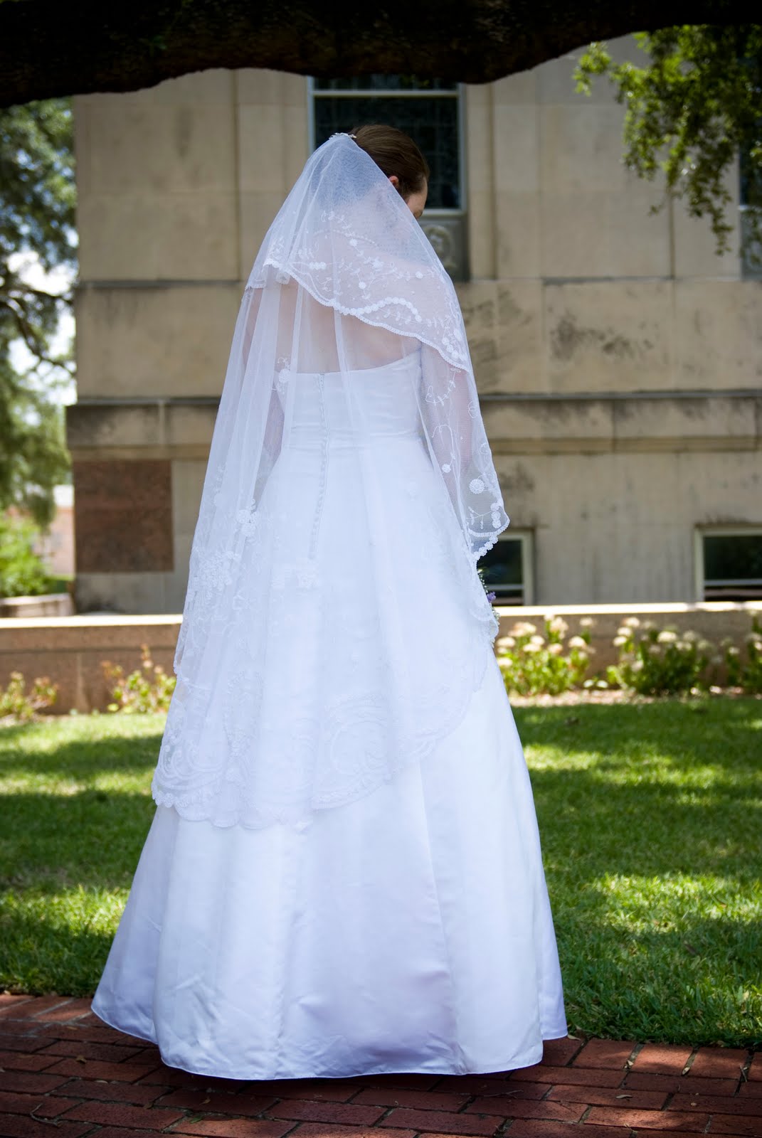 Full of Craft Wedding Week Belgian Lace Wedding Veil