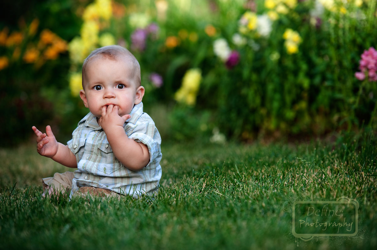 My Crappy Photography Baby Shoot At Ogden Botanical Gardens