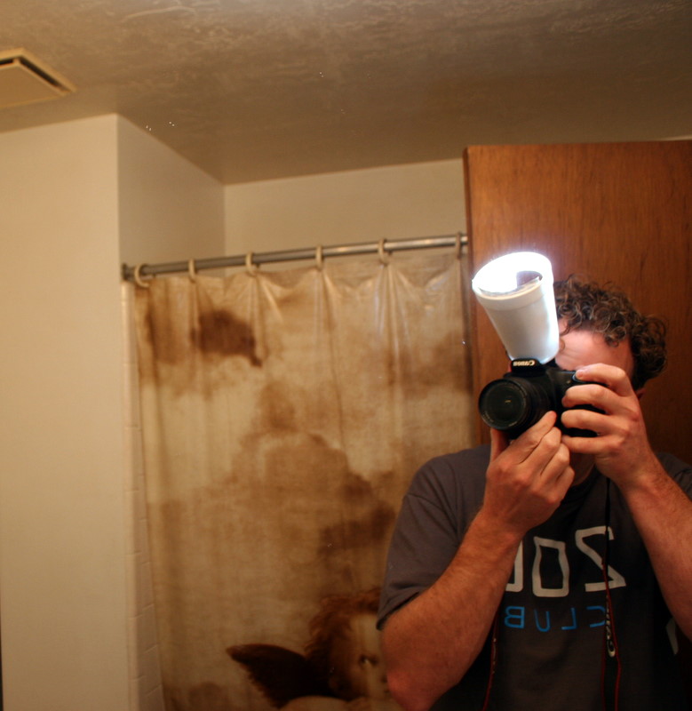 How to make a flash diffuser and reflector from your existing built in