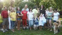 Hamming it up with sisters, cousins, nieces, nephews, and brothers-in-law