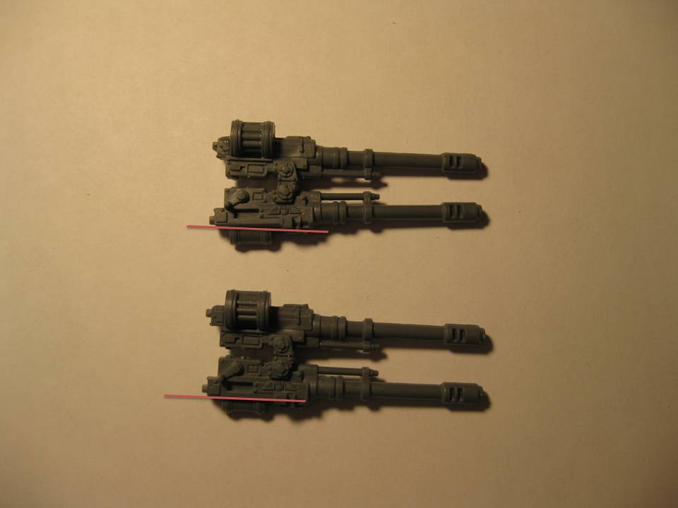 Gone To Ground DiY Twin Linked Autocannon Arms for Dreadnoughts