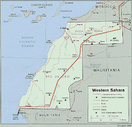 Mapa del Sahara