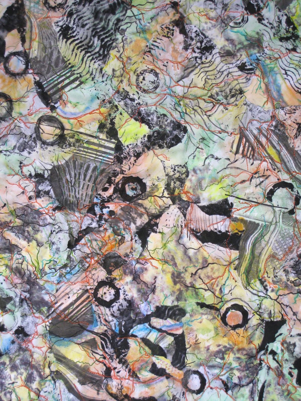 DEBORAH WEIR ••• FiberFly Textile Art Collagraph + Lamination