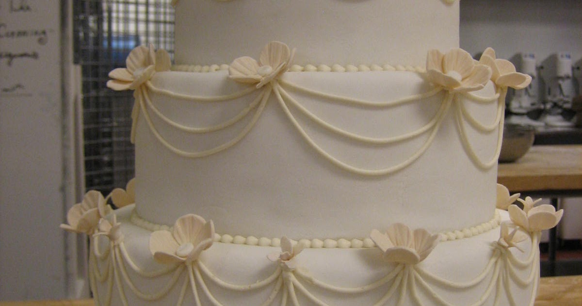 baking the grade A Traditional English Wedding Cake