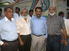 Writer picture with legendary Sindhi writers