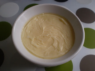 The worked butterfat, pressed into a ramekin